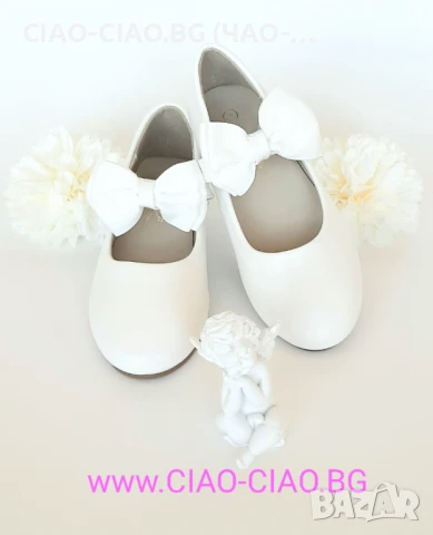 Бели Балеринки за момиче, снимка 4 - Детски обувки - 50883216