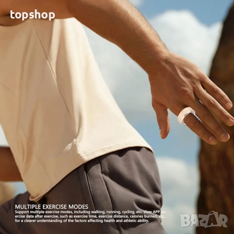 Смарт пръстен SolMi R3, Smart ring, Сребрист номер 9 , снимка 2 - Пръстени - 52398558