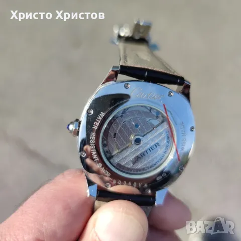 Мъжки луксозен часовник Cartier , снимка 12 - Мъжки - 47027238