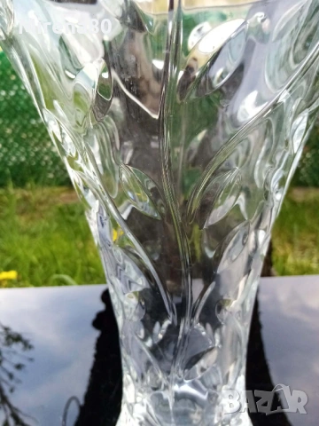 Кристална ваза 30 см - нова !, снимка 3 - Вази - 54239859
