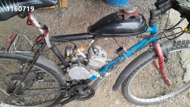 Велосипед с бензинов двигател, снимка 4 - Велосипеди - 49523689