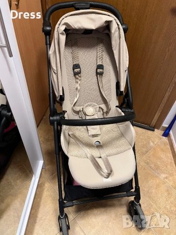Cybex Melio Carbon 2025г /almond beige, снимка 8 - Детски колички - 53258070