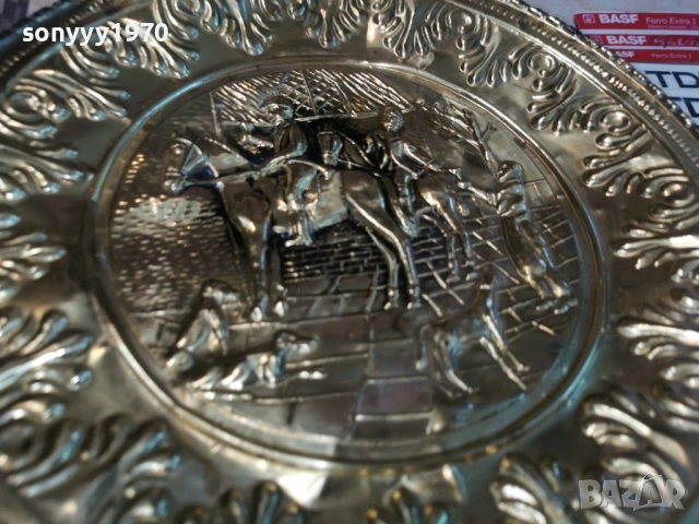 МЕСИНГОВА ЧИНИЯ ЗА СТЕНА 1204261055LCHERY1, снимка 12 - Антикварни и старинни предмети - 54171142