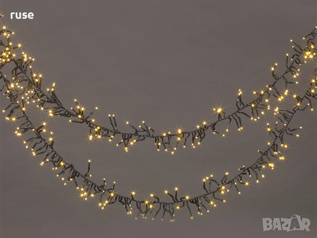 НОВИ! Гирлянд 3D лампички 576 LED 5м 8 режима дистанционно, снимка 11 - Декорация за дома - 52405399