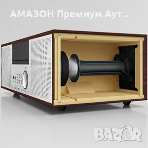 Ретро микро Hi-Fi Стерео система HANLIM HL-816 40W RMS/CD/FM/Bluetooth/USB/AUX,сребро/дърво, снимка 8 - Аудиосистеми - 48797746