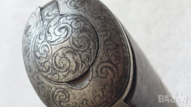 Много рядък револвер( pepperbox)пиперница,средата на 19век ,пищов, ятаган,сабя,щик, 1 200 €, снимка 7 - Антикварни и старинни предмети - 52099433