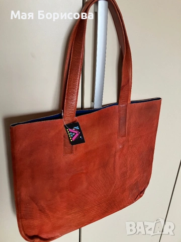 Чанта естествена кожа, снимка 4 - Чанти - 53188486