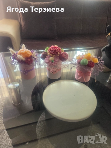 Малки букетчета от свещи