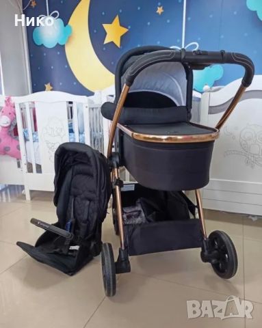Комбинирана бебешка количка Cangaroo Hydra, снимка 1 - Детски колички - 45916512