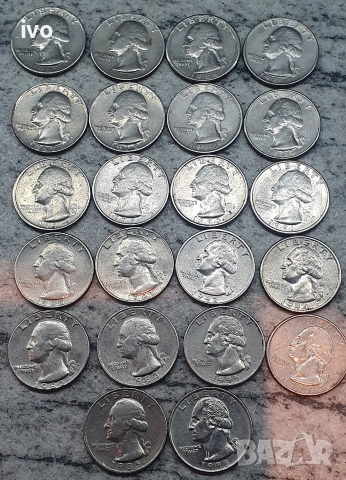 Американски Quarter Dollar раични години .