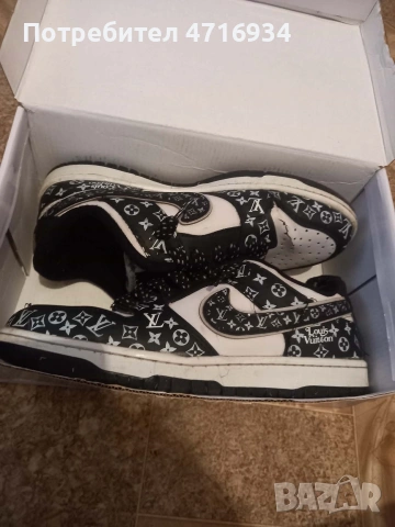 Nike Dunk Low Pro Louis Vuitton, снимка 2 - Маратонки - 53197744