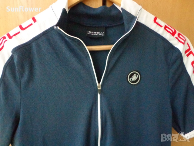 Вело джърси топ CASTELLI размер S  , снимка 4 - Спортни дрехи, екипи - 51722669