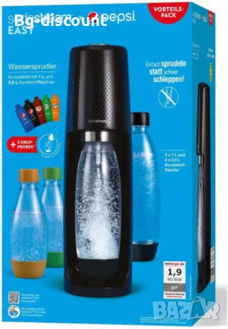 Машина за газиране на вода SodaStream Easy, снимка 1 - Аксесоари за кухня - 48843807