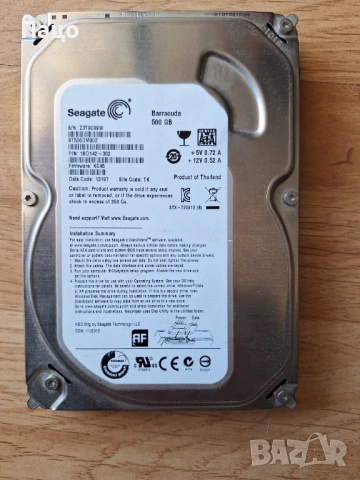 SEAGATE 500 GB  599  дни е