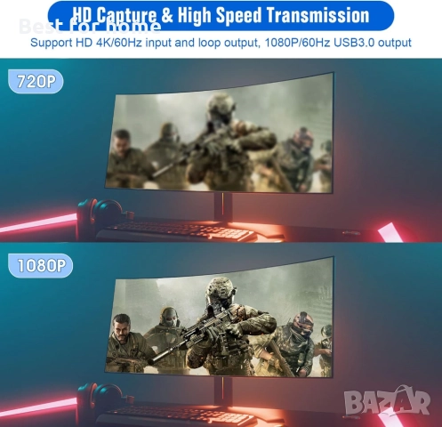 Kарта за видеозаснемане, HDMI 4K, снимка 4 - Друга електроника - 52564192