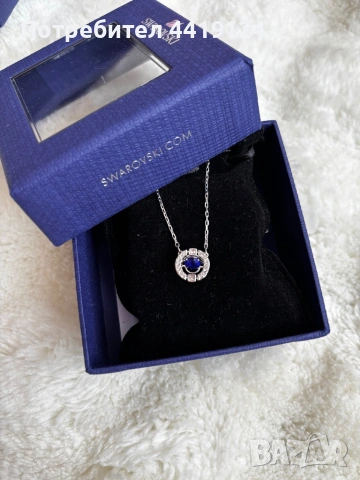 Колие с син камък, снимка 2 - Колиета, медальони, синджири - 54202306