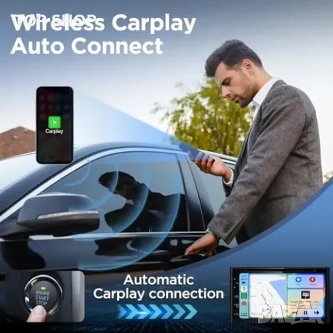 Нов Безжичен CarPlay адаптер U2A-AIR Pro за iOS 12+ за кола 2017+, снимка 3 - Друга електроника - 49657673