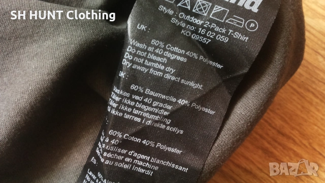 Seeland Outdoor 2-Pack T-Shirt размер L за лов тениска - 2035, снимка 12 - Екипировка - 53387502