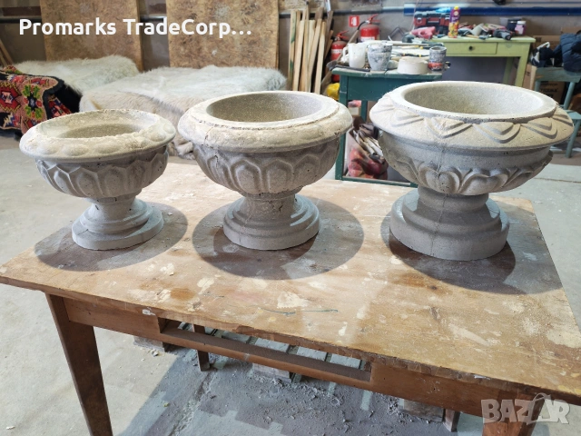 Саксии и Кашпи от вибробетон! Нови модели! ПРОМО , снимка 6 - Саксии и кашпи - 54125513