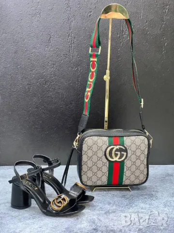 сандали на ток gucci , снимка 5 - Сандали - 49113545