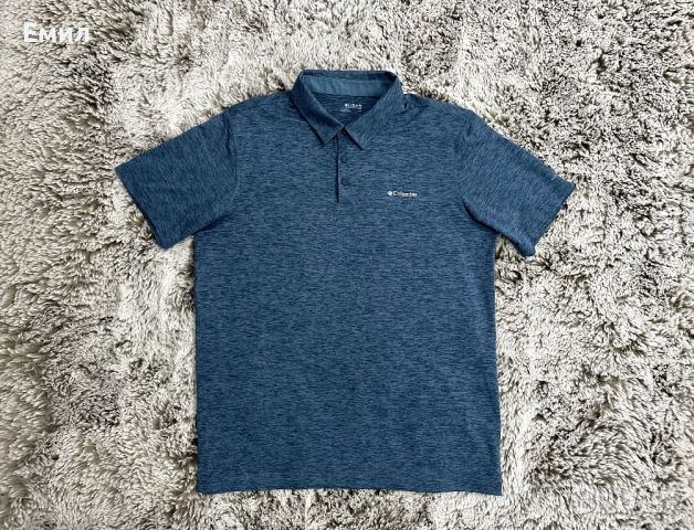 Мъжка тениска Columbia Tech Trail Polo Shirt, Размер L-XL, снимка 2 - Тениски - 46434936