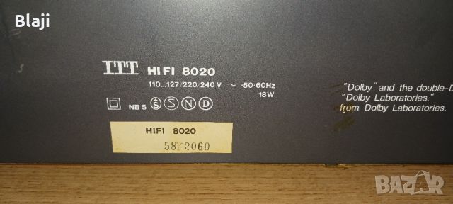 Дек ITT HIFI 80, снимка 12 - Декове - 45372540