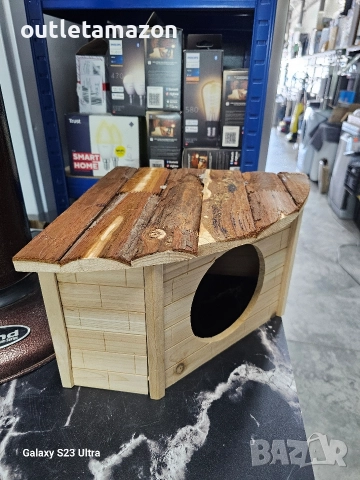 Ъглова къщичка за гризачи - 25x25x17см. - KERBL , снимка 5 - За гризачи - 52733402