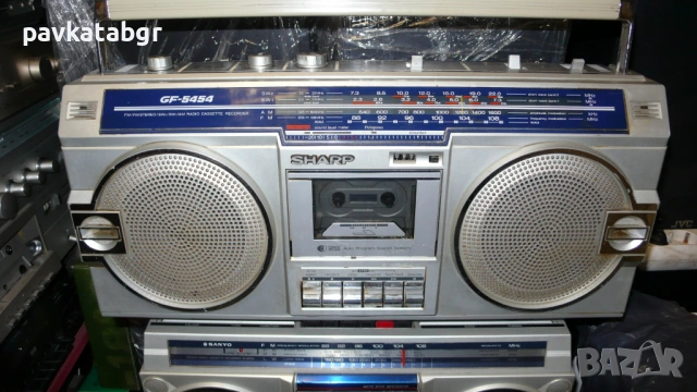 Касетофон Шарп GF 5454, снимка 6 - Радиокасетофони, транзистори - 53783598