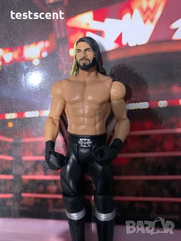 Екшън фигура WWE Seth Rollins Сет Ролинс The Shield Mattel Basic играчка , снимка 5 - Колекции - 48364190