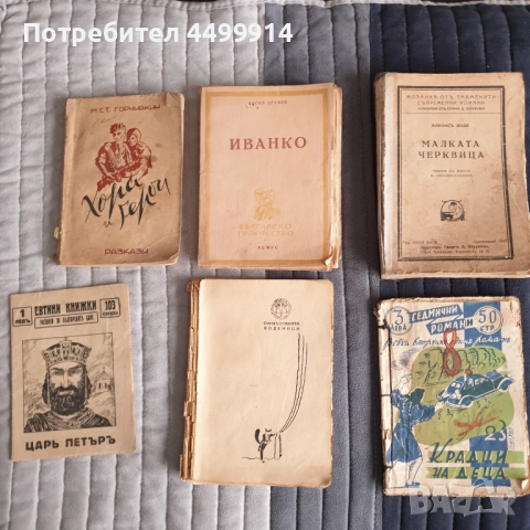 Лот от 6 броя стари книги, снимка 2 - Антикварни и старинни предмети - 52440472