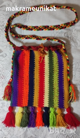 Торба, етно стил, ръчно плетиво, за народна носия, декорация , снимка 2 - Други - 51993404