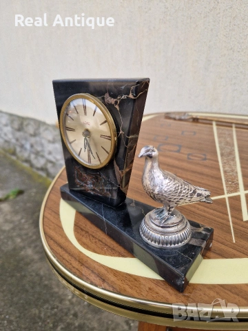 Уникален рядък антикварен немски настолен часовник Lord, снимка 6 - Антикварни и старинни предмети - 53482727