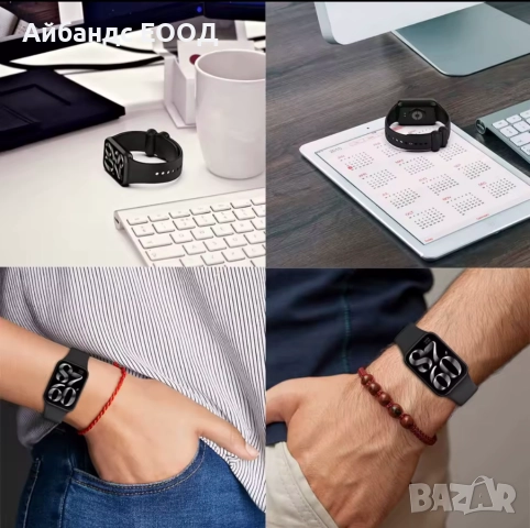 Силиконова каишка за Xiaomi Smart Band 8 pro / 9 pro, снимка 5 - Смарт гривни - 52105979