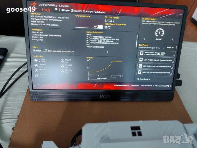 ASUS ROG STRIX B850-A GAMING WIFI +  Thermalright Peerless Assassin 120 Digital White, снимка 5 - Дънни платки - 54166595