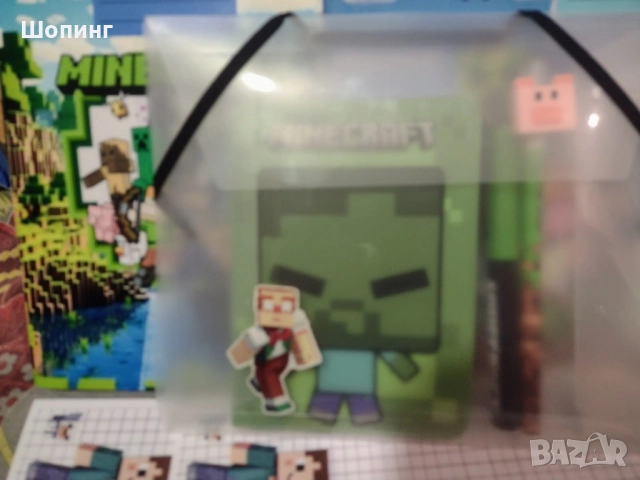 НОВИ! Майнкрафт торба и ученически принадлежности, снимка 13 - Ученически пособия, канцеларски материали - 51699321