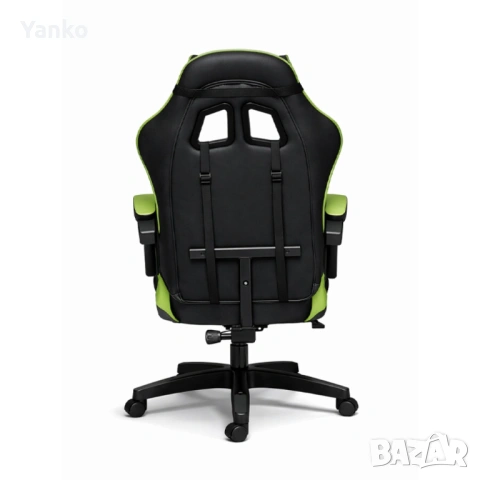 Ергономичен геймърски стол с масаж и поставка за крака, снимка 3 - Геймърски - 53899151