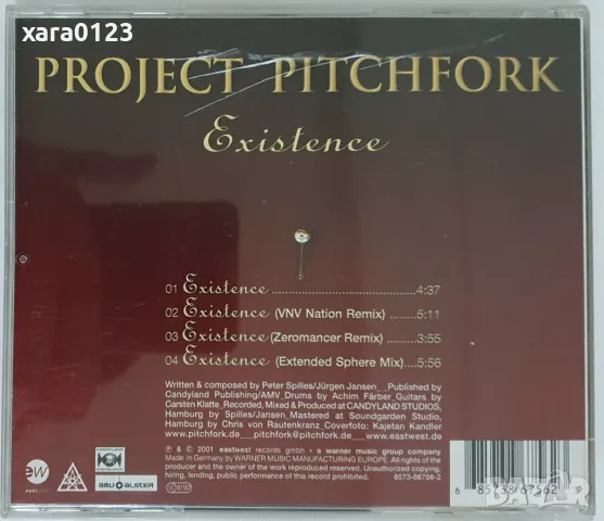 Project Pitchfork – Existence, снимка 2 - CD дискове - 49067414