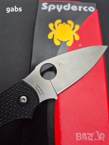 Сгъваем нож Spyderco Chaparral Lightweight Lockback C152PGY, снимка 7 - Ножове - 51886500