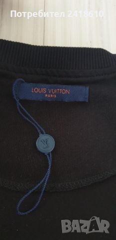 Louis Vuitton Paris Made in Italy Cotton Mens Size S/ M НОВО! ОРИГИНАЛ! Мъжка Тениска!, снимка 15 - Тениски - 45996820