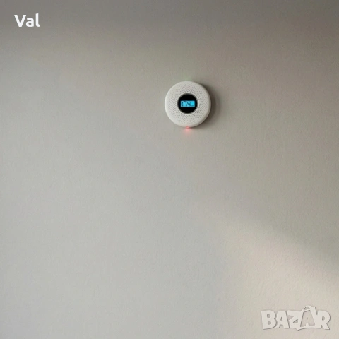 Детектор за дим и CO – LCD дисплей, силна аларма, високочувствителни сензори, снимка 5 - Други стоки за дома - 53991792