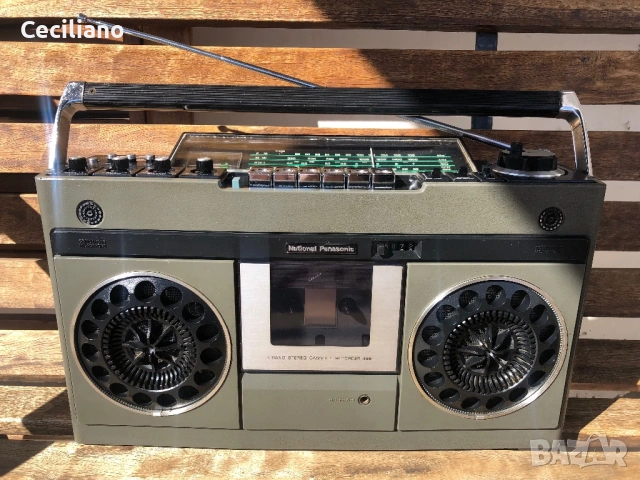 Радиокасетофон National Panasonic RS-466  (Japan-1975), снимка 10 - Радиокасетофони, транзистори - 54129986