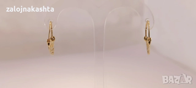 Нови-Златни обеци-1,15гр/14кр, снимка 3 - Обеци - 53257914