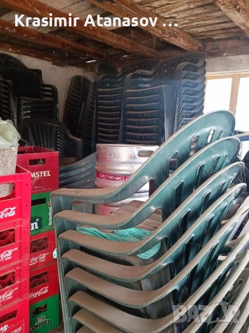 пластмасови маси и столове