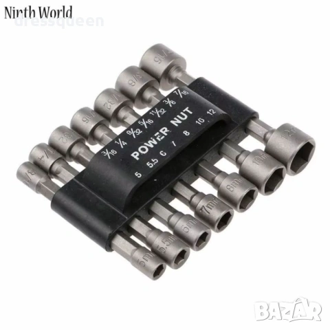 4657 Комплект шестостенни вложки за винтоверт, 14 части – 1/4" захват за болтове, снимка 5 - Винтоверти - 53822583