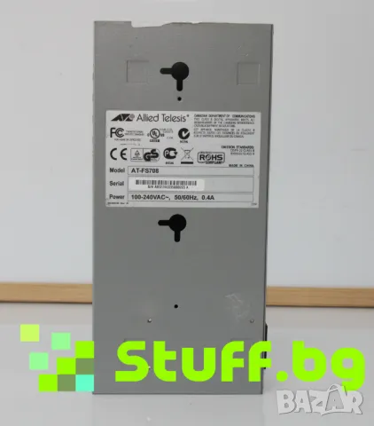 Суич Allied Telesis FS708, снимка 5 - Суичове - 49659712