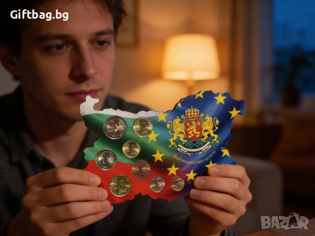 България и еврото – нова епоха, съхранена в символ, снимка 2 - Декорация за дома - 53077332
