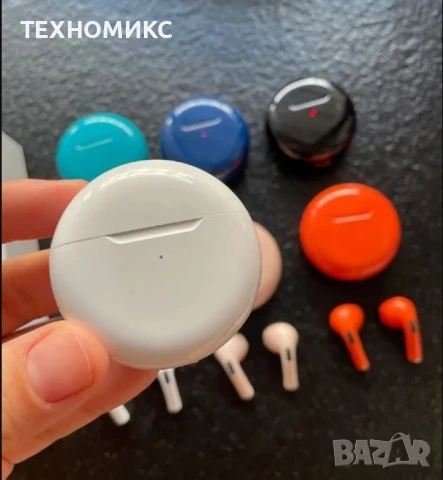 Безжични слушалки Pro 6, IPX4 водоустойчив, зареждаща се кутия , снимка 14 - Слушалки и портативни колонки - 41948003