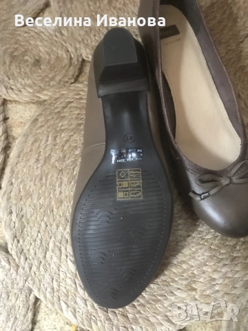 Чисто нови обувки Bata от естествена кожа, снимка 6 - Дамски ежедневни обувки - 51496114