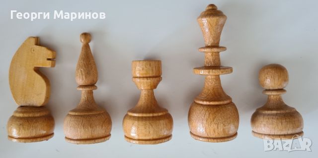Дървени фигури за шах (не са комплект), снимка 6 - Шах и табла - 46317641