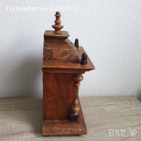 Стар настолен часовник с латерна, снимка 5 - Антикварни и старинни предмети - 51832520